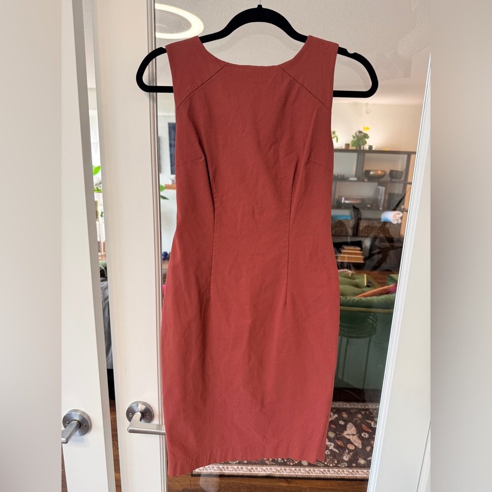 RW&CO. Rust Mini Dress - stretchy